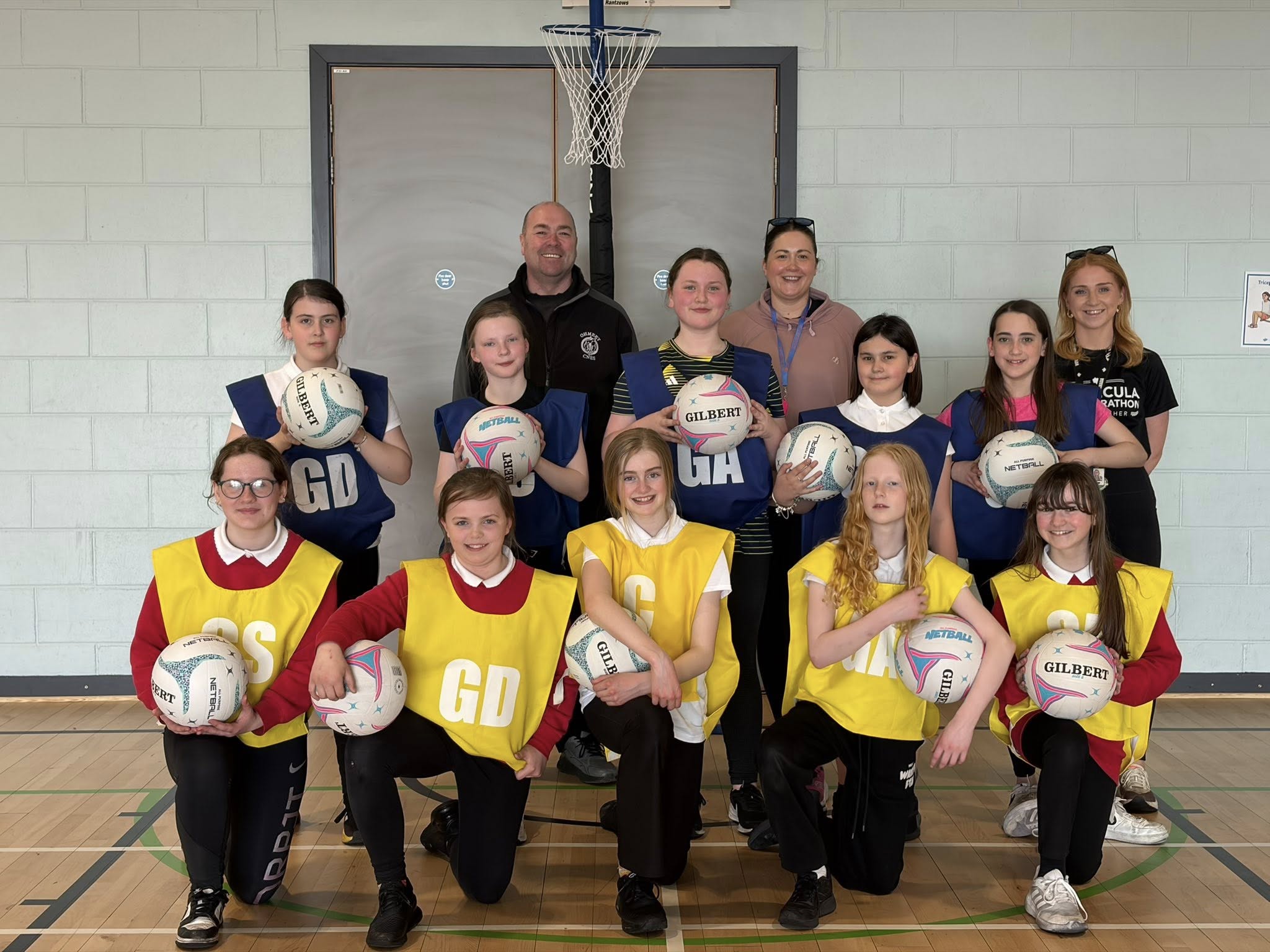 Inspiring the next generation of netball players at Sgoil an Rubha