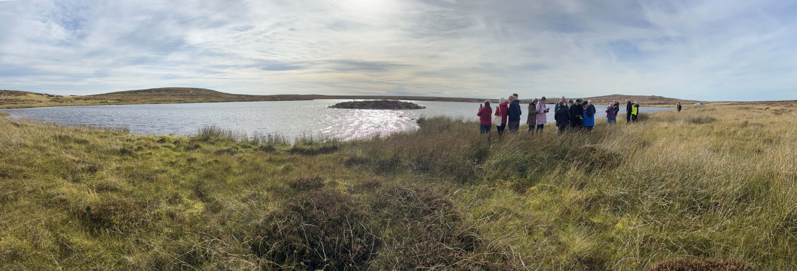 On the ancient site at Loch Duin. Tony Robson.